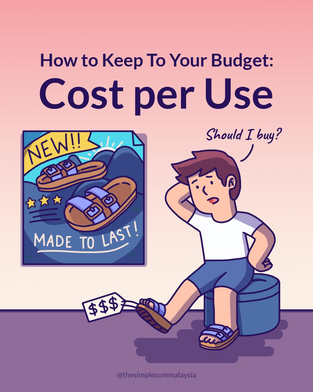 How To Keep To Your Budget Cost Per Use The Simple Sum Malaysia