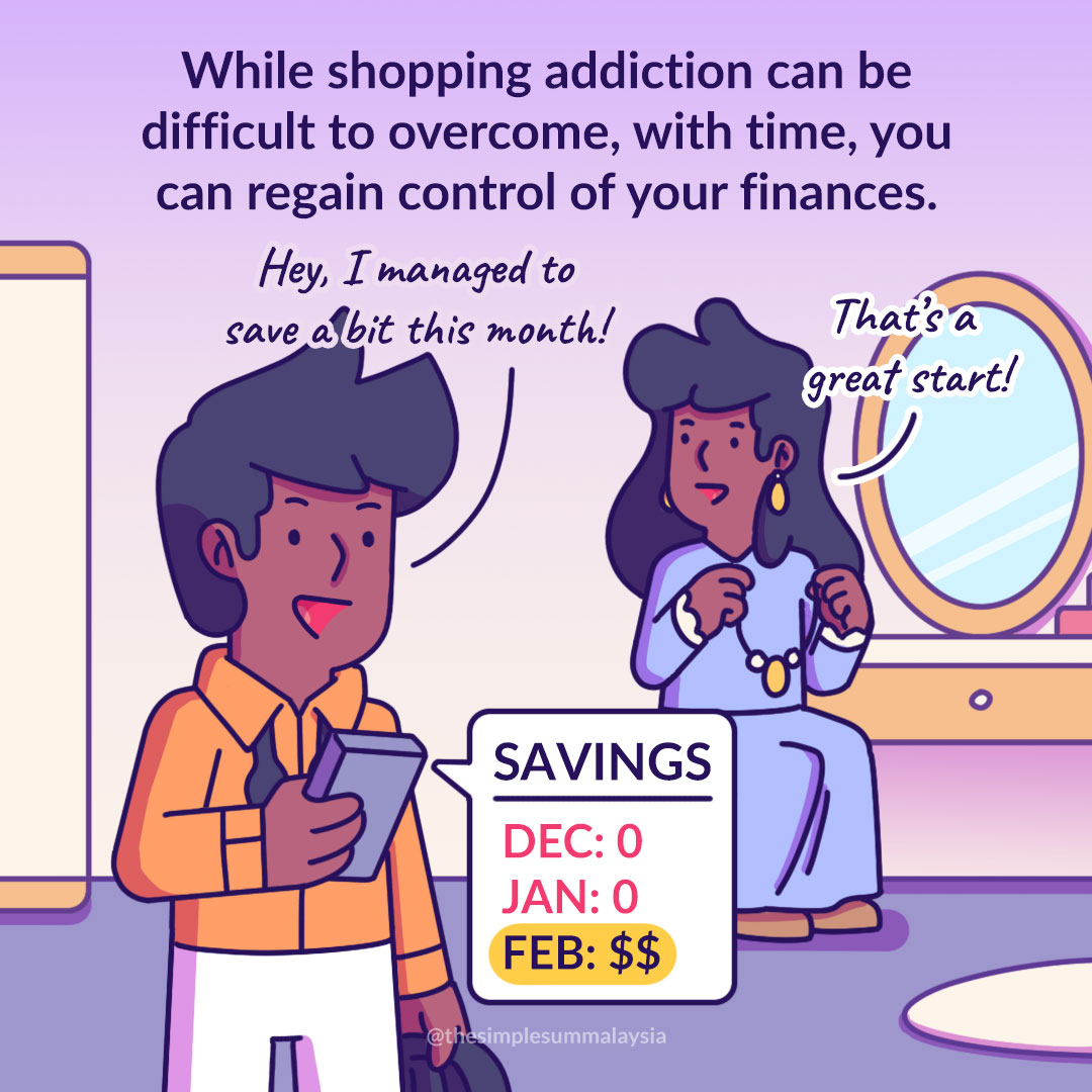 are you addicted to shopping